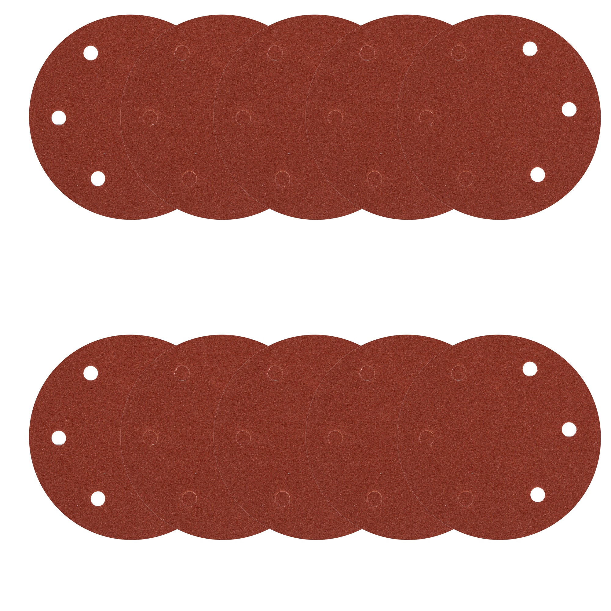 SET 10 BUC HARTIE ABRAZIVA GRANULATIE P120 6 GAURI DIAMETRU 215MM