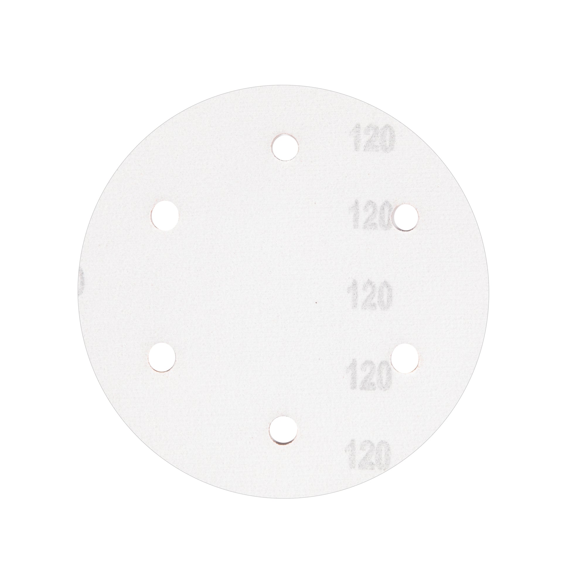 SET 10 BUC HARTIE ABRAZIVA GRANULATIE P120 6 GAURI DIAMETRU 215MM