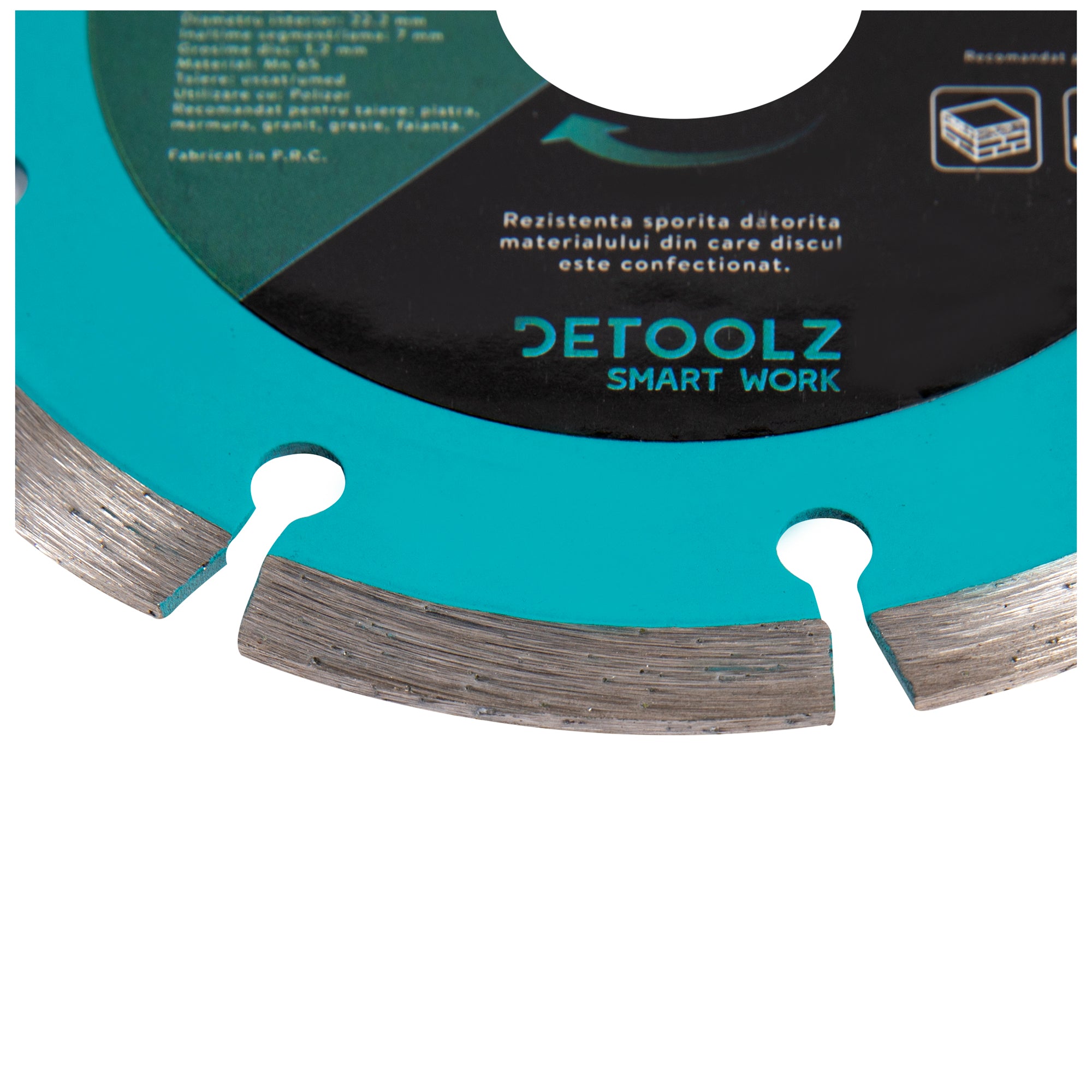 DISC DIAMANTAT SEGMENTAT 125MM DETOOLZ