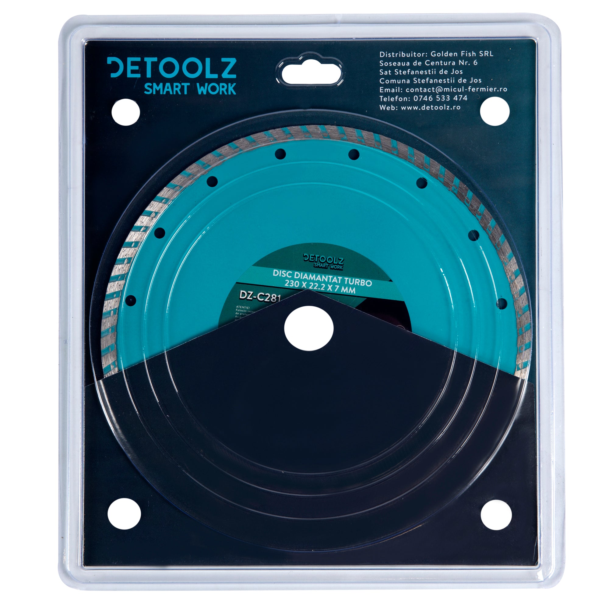 DISC DIAMANTAT TURBO 230MM DETOOLZ