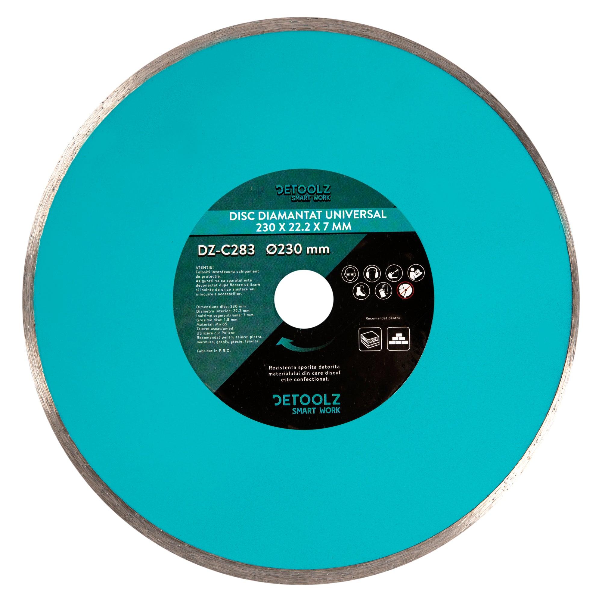 DISC DIAMANTAT UNIVERSAL 230MM DETOOLZ