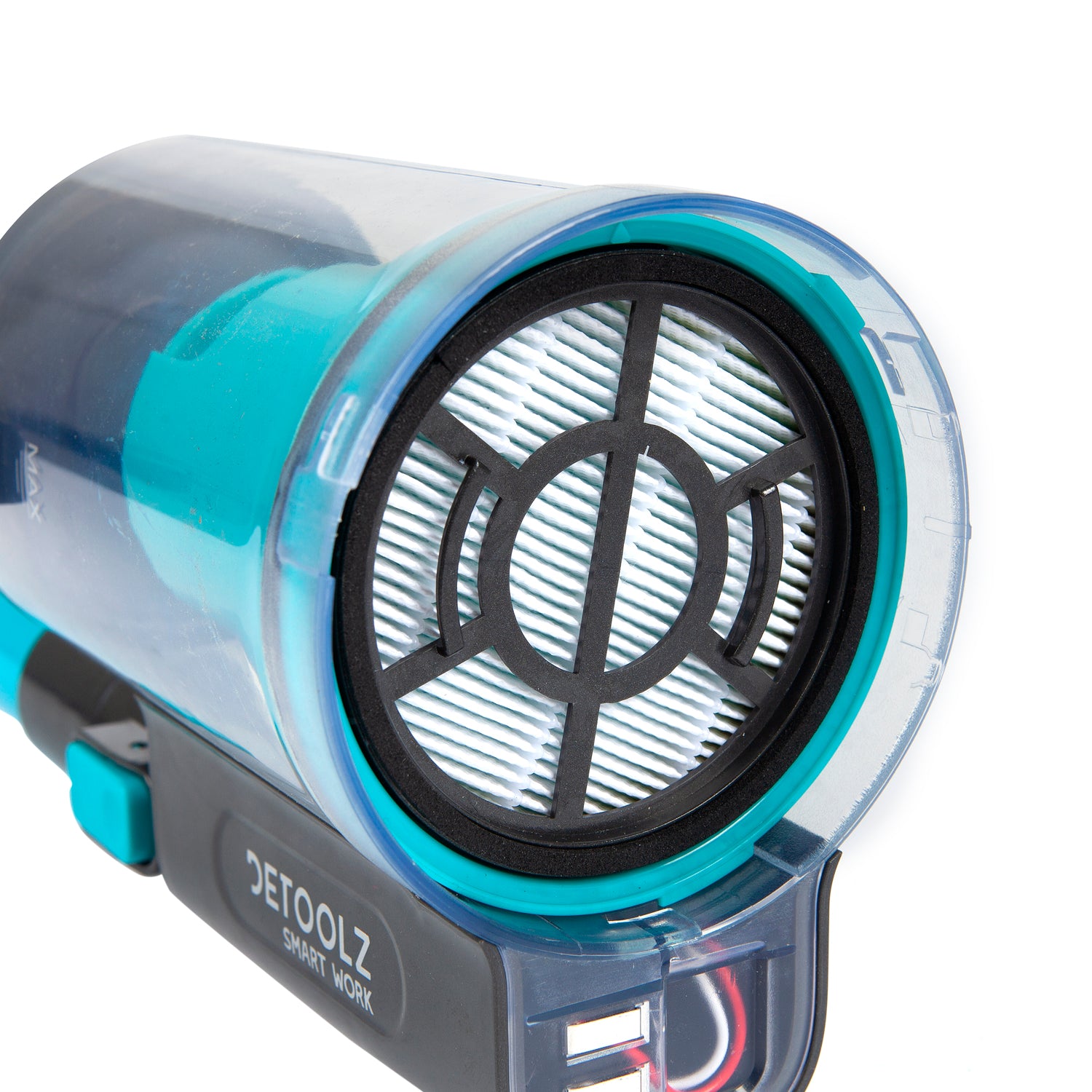 ASPIRATOR CU ACUMULATOR 120W 0,8 LITRI 2200 MAH DETOOLZ