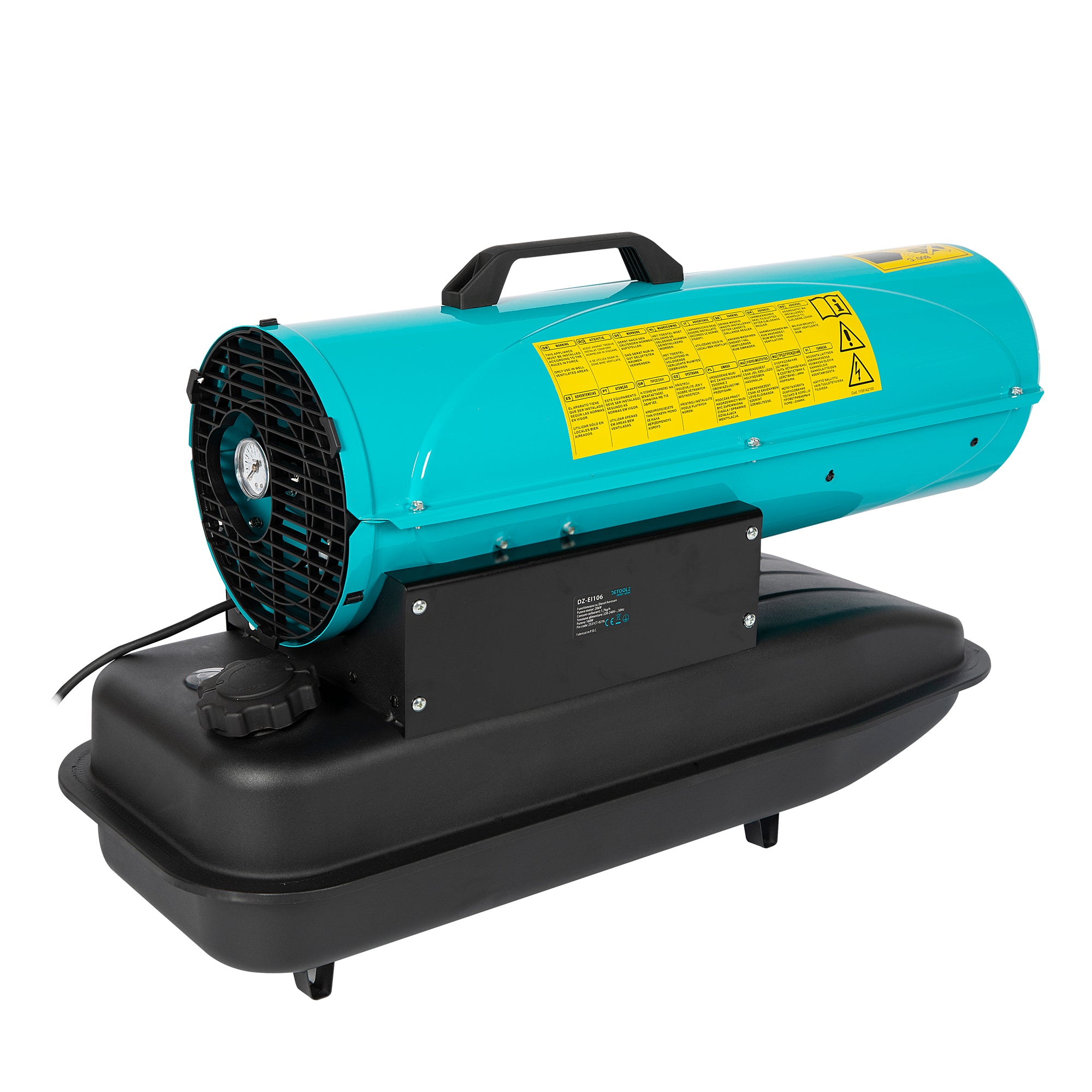 TUN DE CALDURA PE MOTORINA 220-240V 50HZ PUTERE INCALZIRE 20KW DETOOLZ