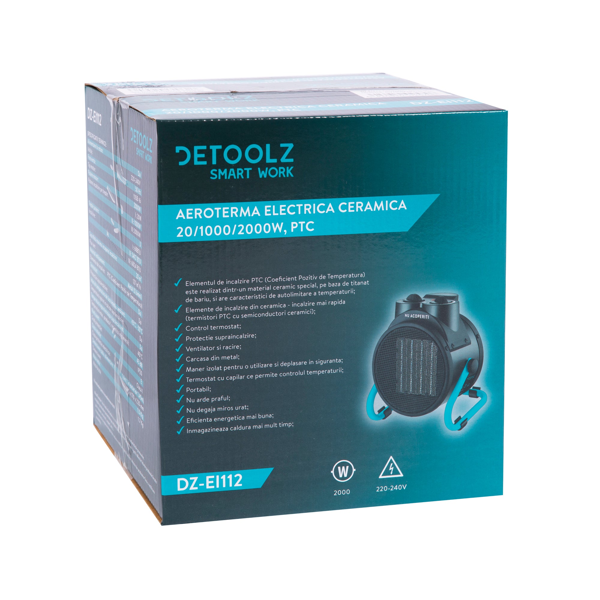 AEROTERMA ELECTRICA CERAMICA 2000W