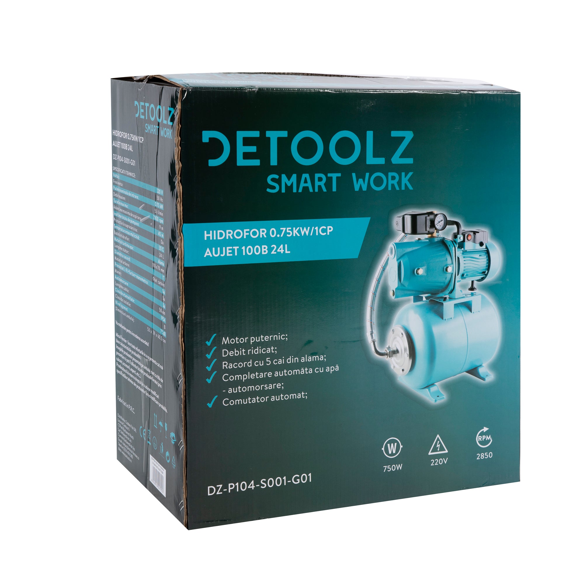 POMPA HIDROFOR DETOOLZ P104 750W 3300 L/H