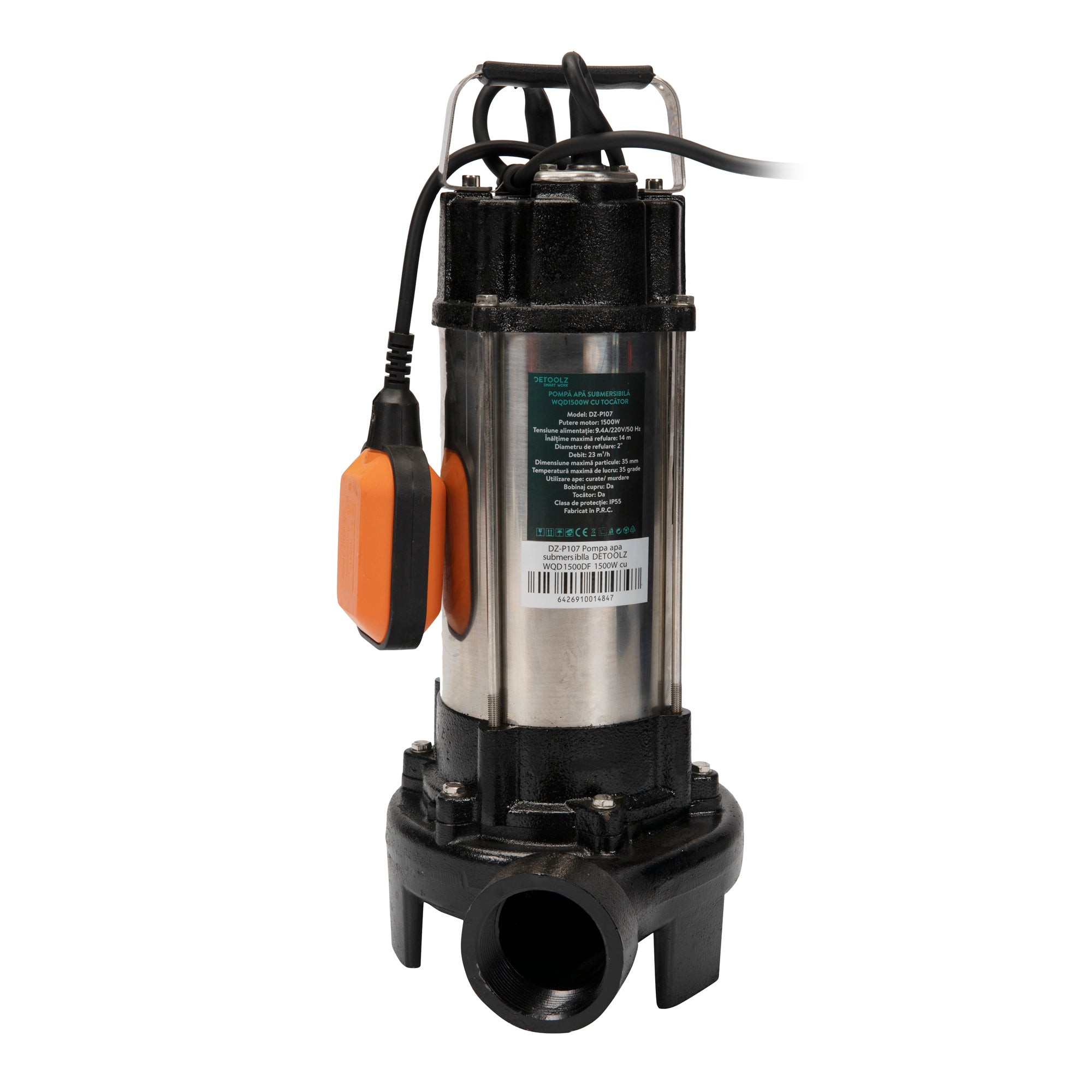 POMPA APA SUBMERSIBILA CU TOCATOR 2.6 KW 20 MC³/ORA