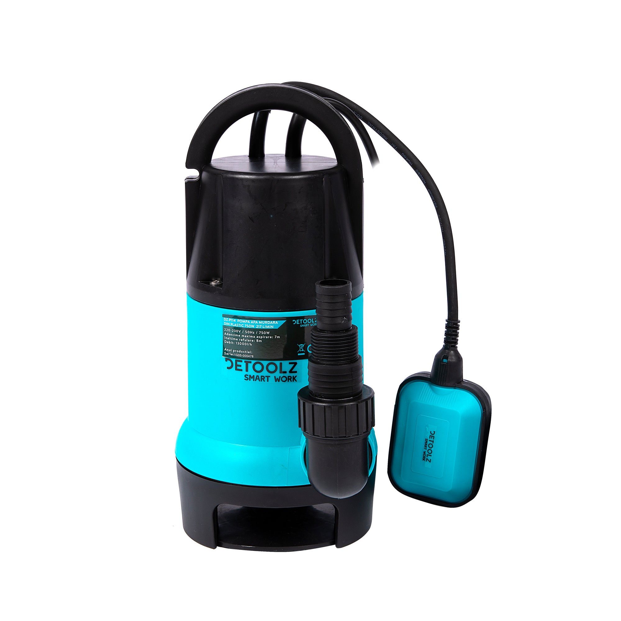 POMPA APA SUBMERSIBILA 750W 217L/M DETOOLZ