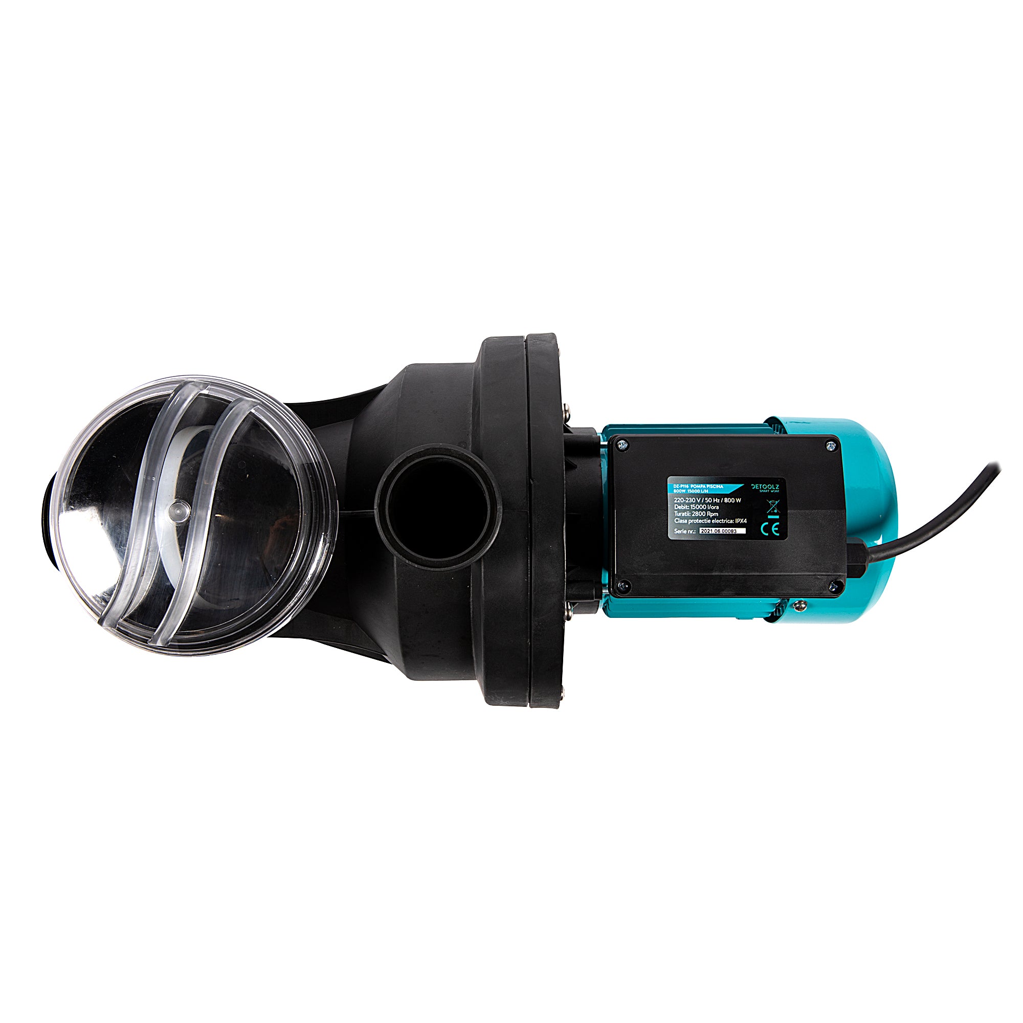 POMPA PISCINA 800W DEBIT 15000L/ORA DETOOLZ