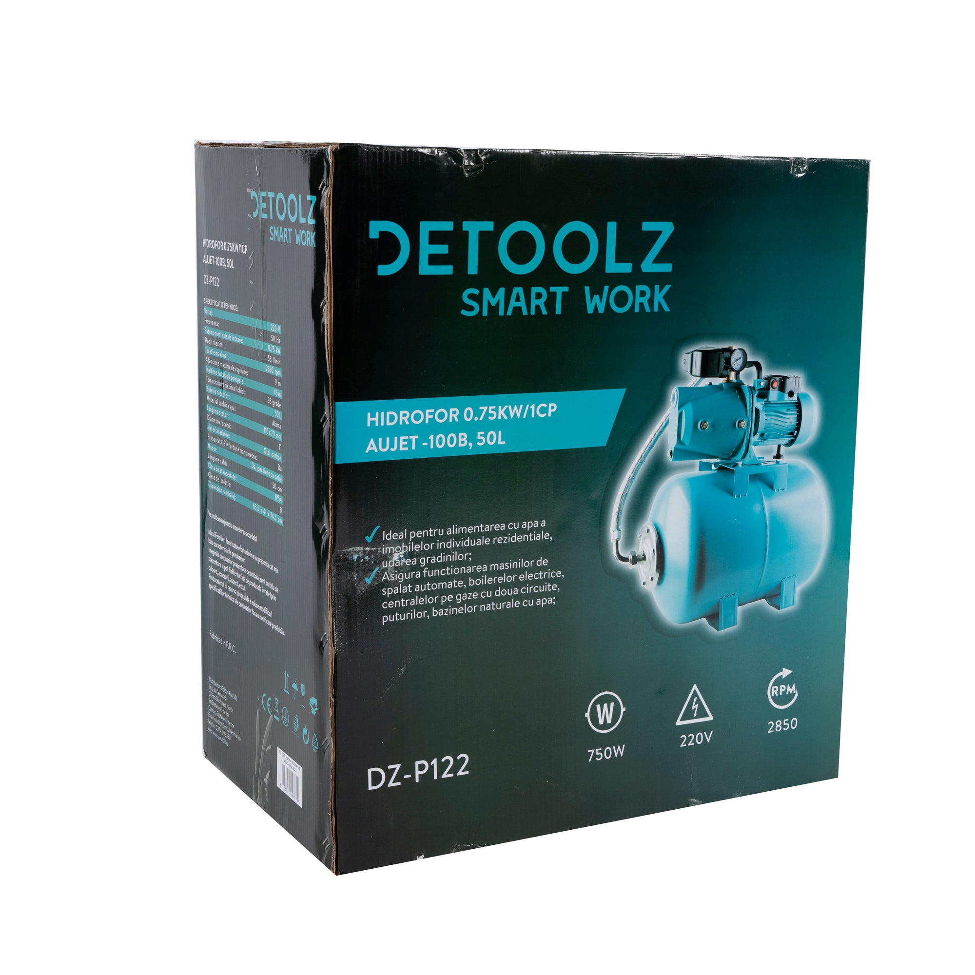 POMPA HIDROFOR DETOOLZ P122 750W 3300 L/H