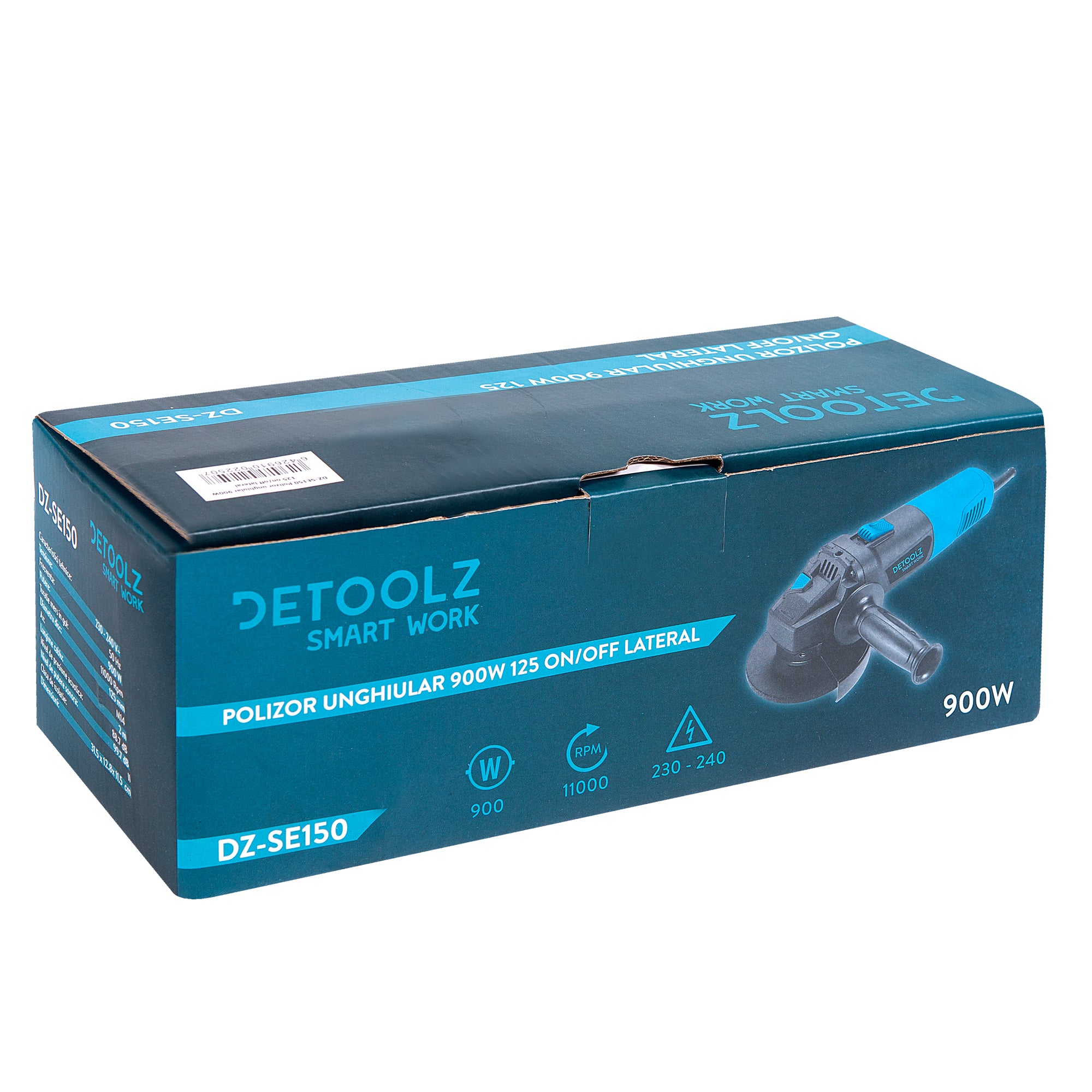 POLIZOR FLEX UNGHIULAR  900W 125MM DETOOLZ