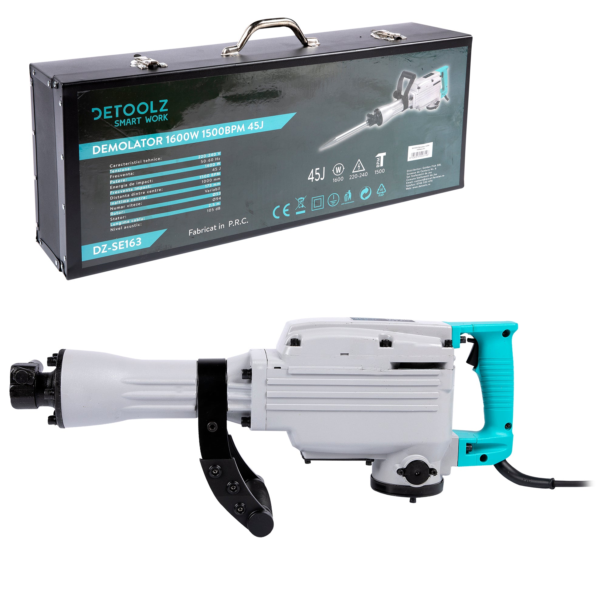DEMOLATOR 1600W 1500BPM 45J DETOOLZ