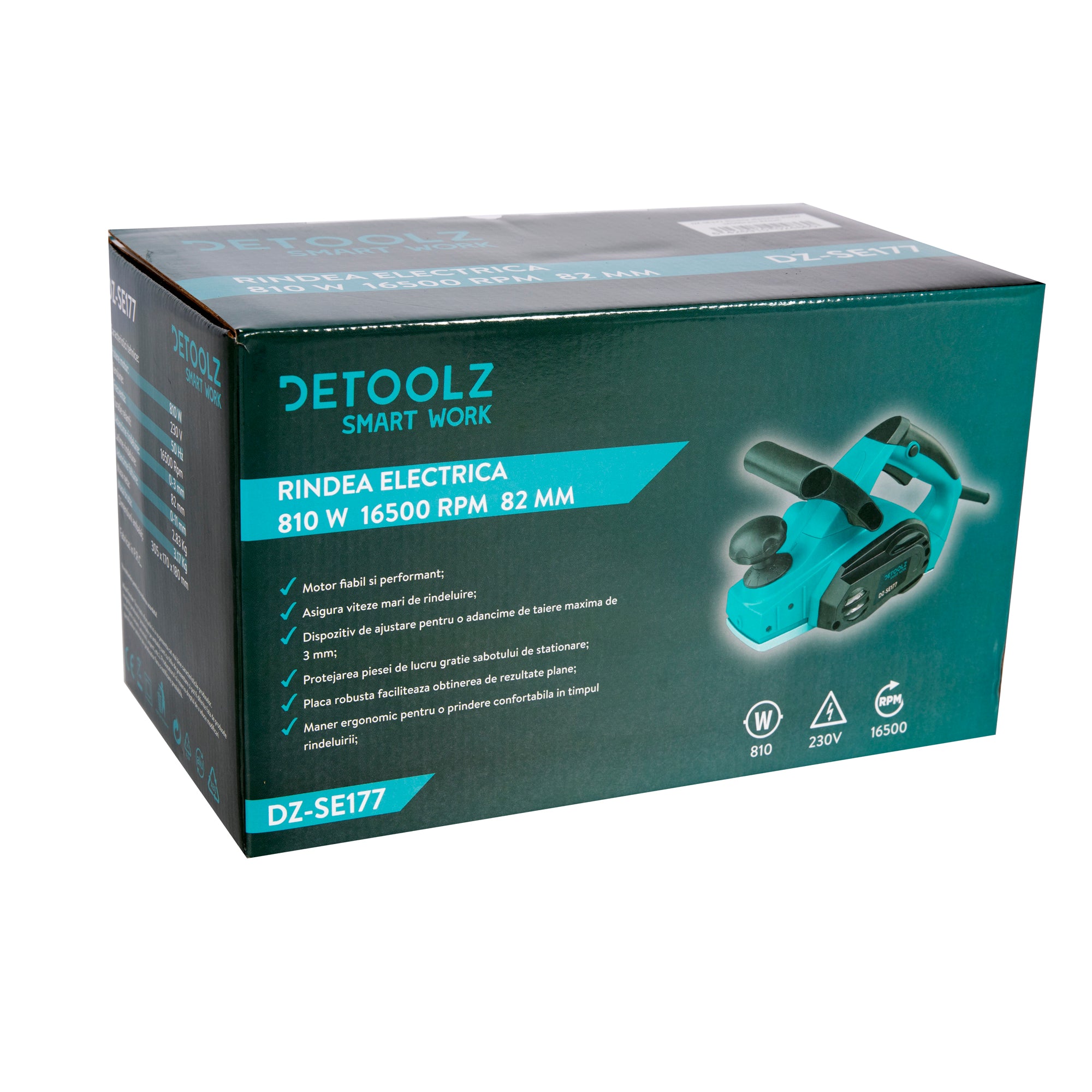 RINDEA ELECTRICA 810W LATIME RINDELUIRE 82MM DETOOLZ