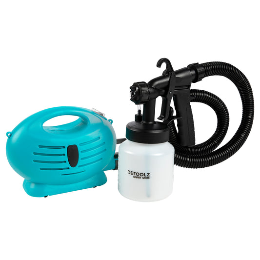 KIT PISTOL DE VOPSIT ELECTRIC 650W + COMPRESSOR DETOOLZ