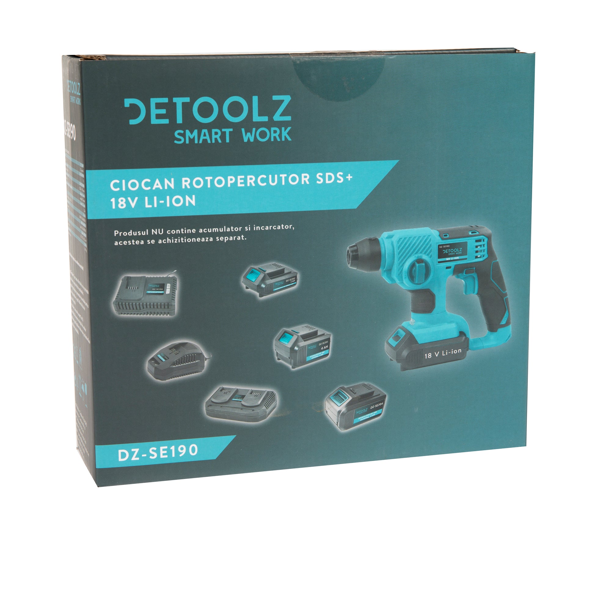 CIOCAN ROTOPERCUTOR SDS+ 18V DETOOLZ