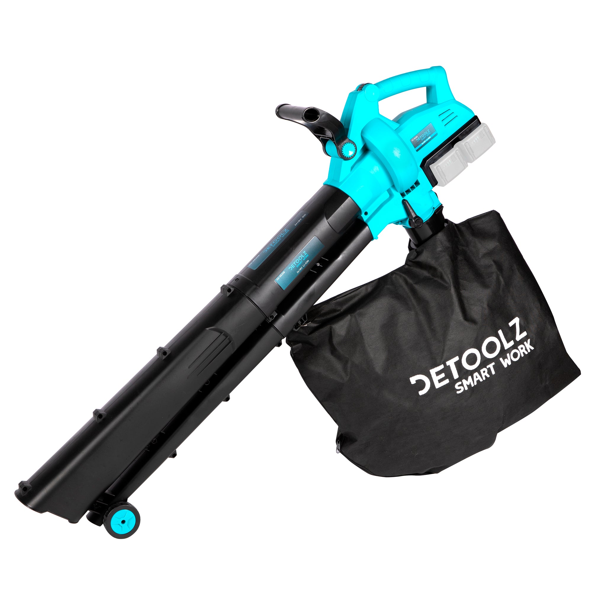 SUFLANTA ASPIRATOR PE ACUMULATORI 18V SAC 40L 210KM/ORA DETOOLZ