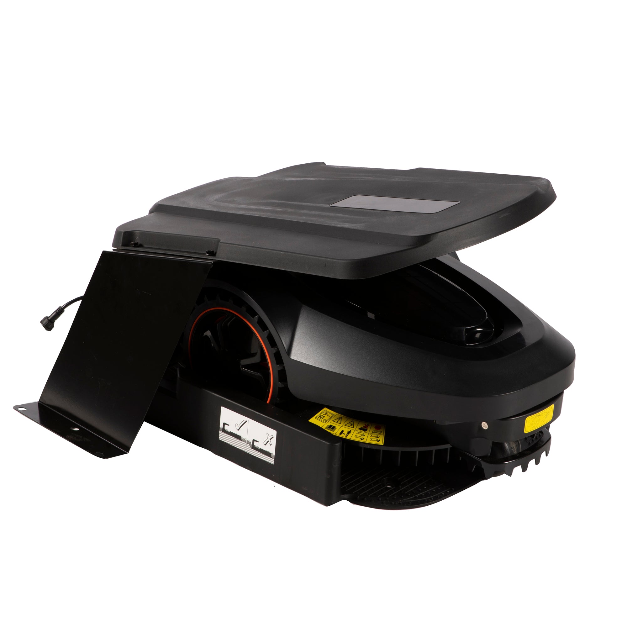 ROBOT DE TUNS GAZON LATIME TAIERE 18CM SUPRAFATA TAIERE 600MP ACUMULATOR 2AH DETOOLZ