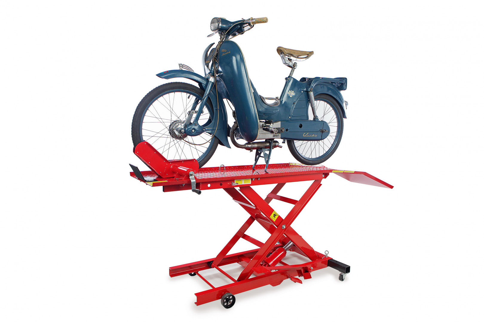 ELEVATOR HIDRAULIC PENTRU MOTOCICLETE MOPED SCOOTER 360KG HBM MACHINES OLANDA