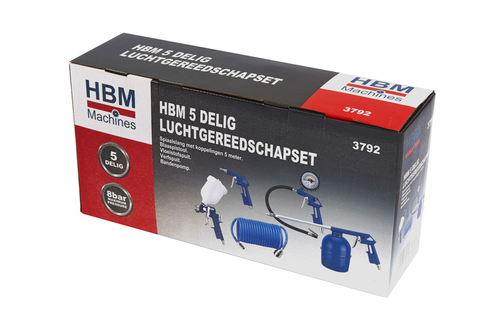 ﻿SET 5 ACCESORII PENTRU COMPRESOR HBM