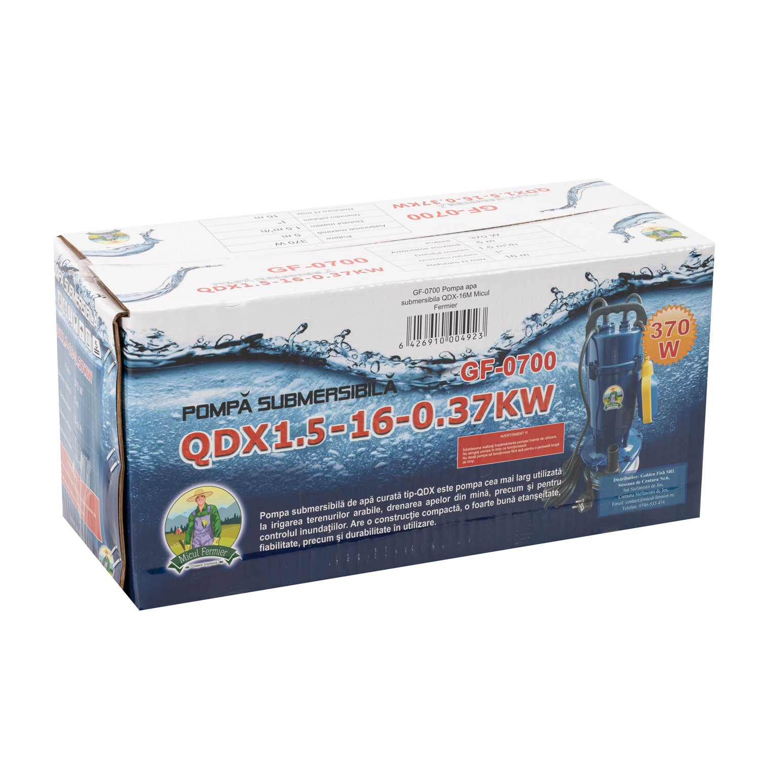 POMPA APA SUBMERSIBILA 370W 65 L/M