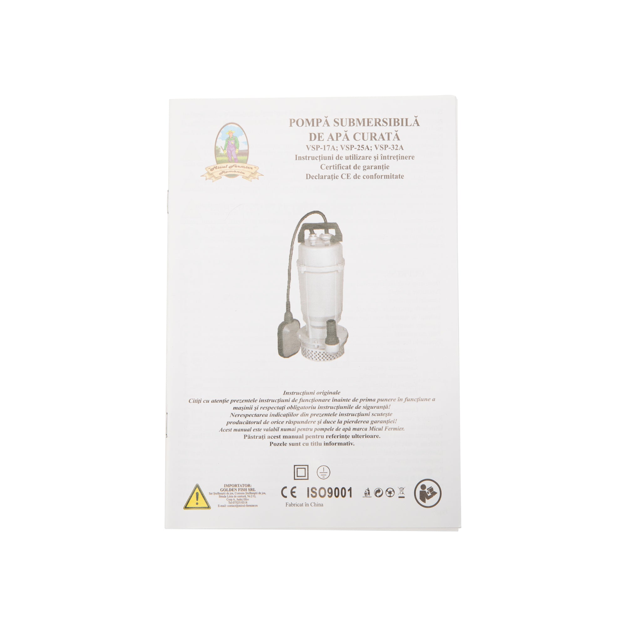 POMPA APA SUBMERSIBILA 750W 65 L/M