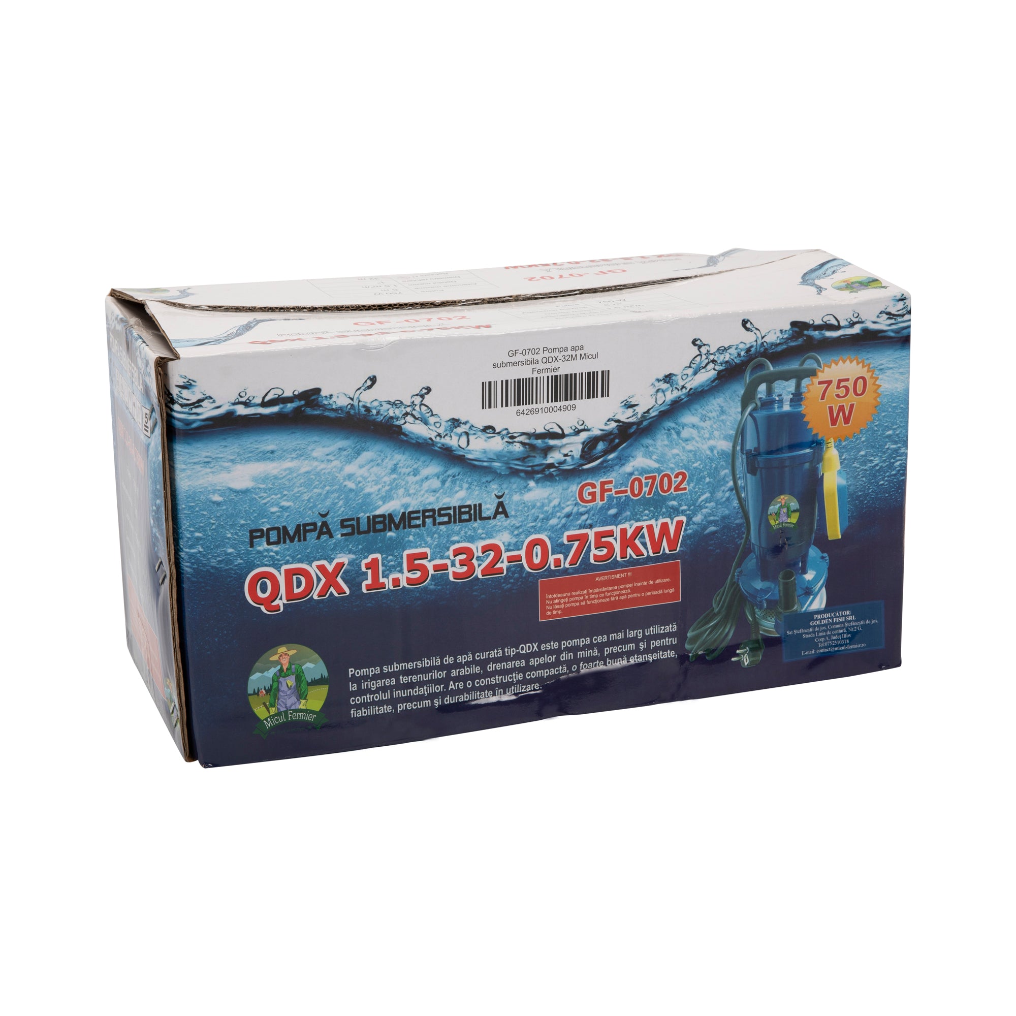 POMPA APA SUBMERSIBILA 750W 65 L/M
