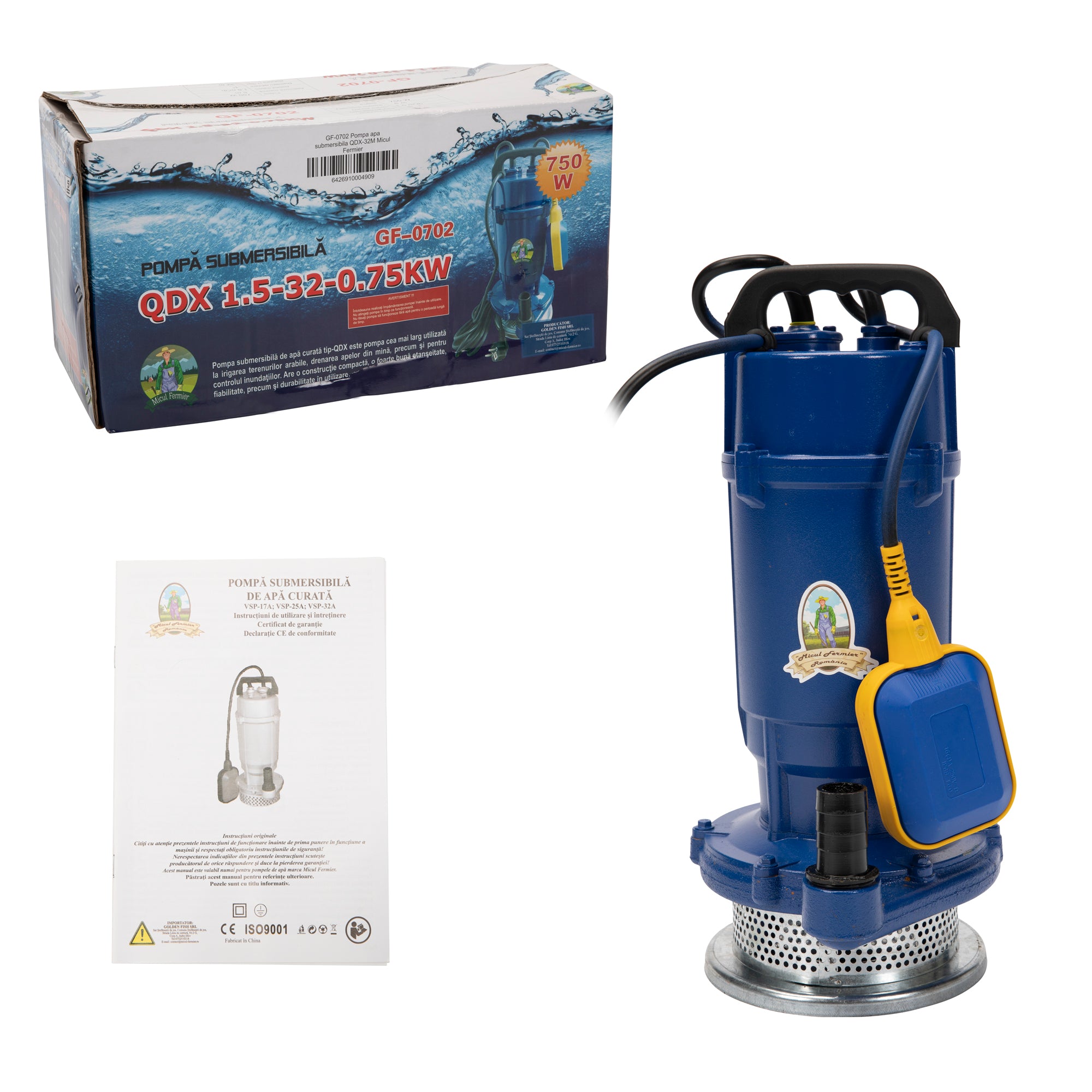 POMPA APA SUBMERSIBILA 750W 65 L/M