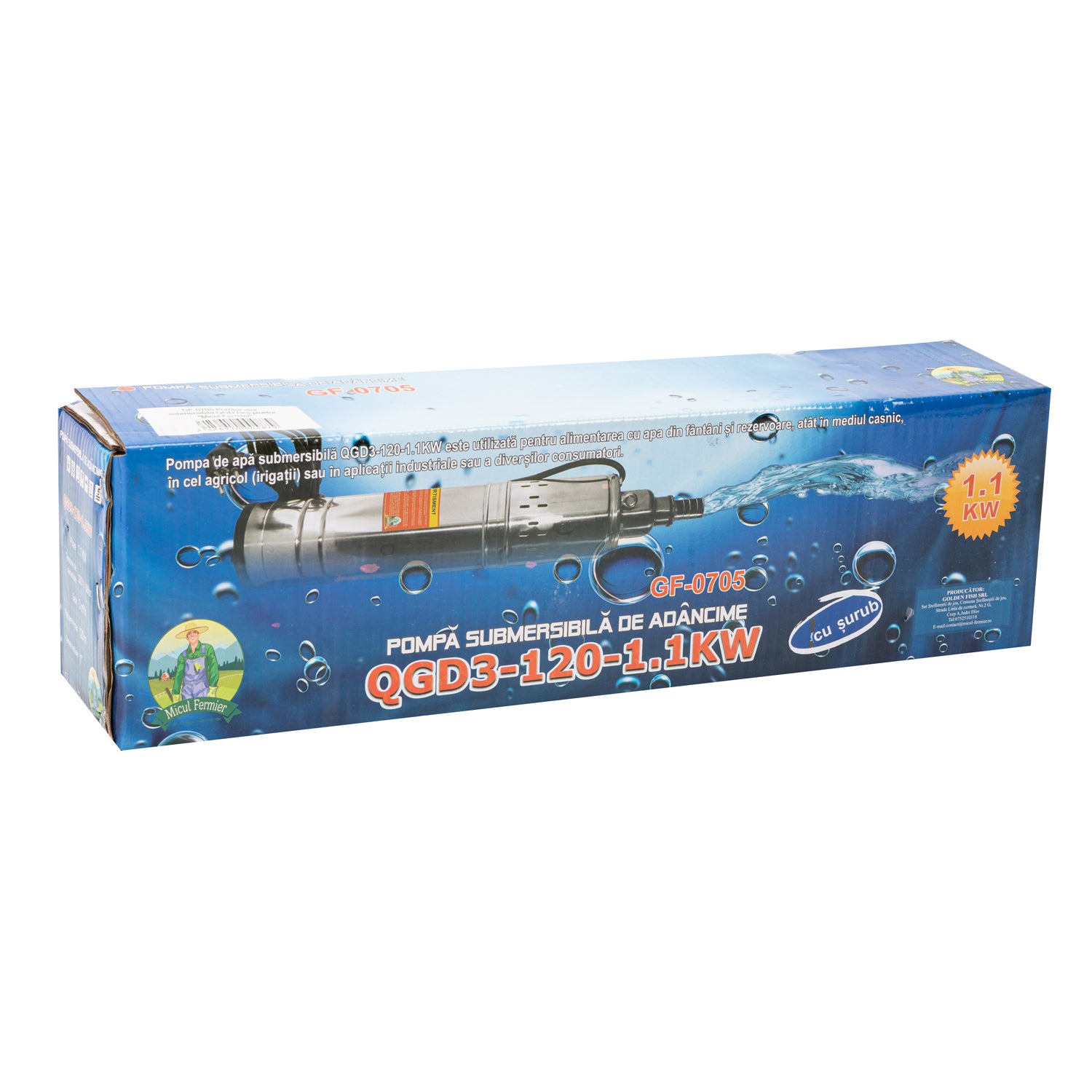POMPA APA SUBMERSIBILA DE TIP TUN 1.1KW 3.6 M³/H