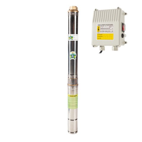 POMPA SUBMERSIBILA TUN LUNG 75QJD 1.8-54/15-0.55 ROSU PANOU COMANDA 750W