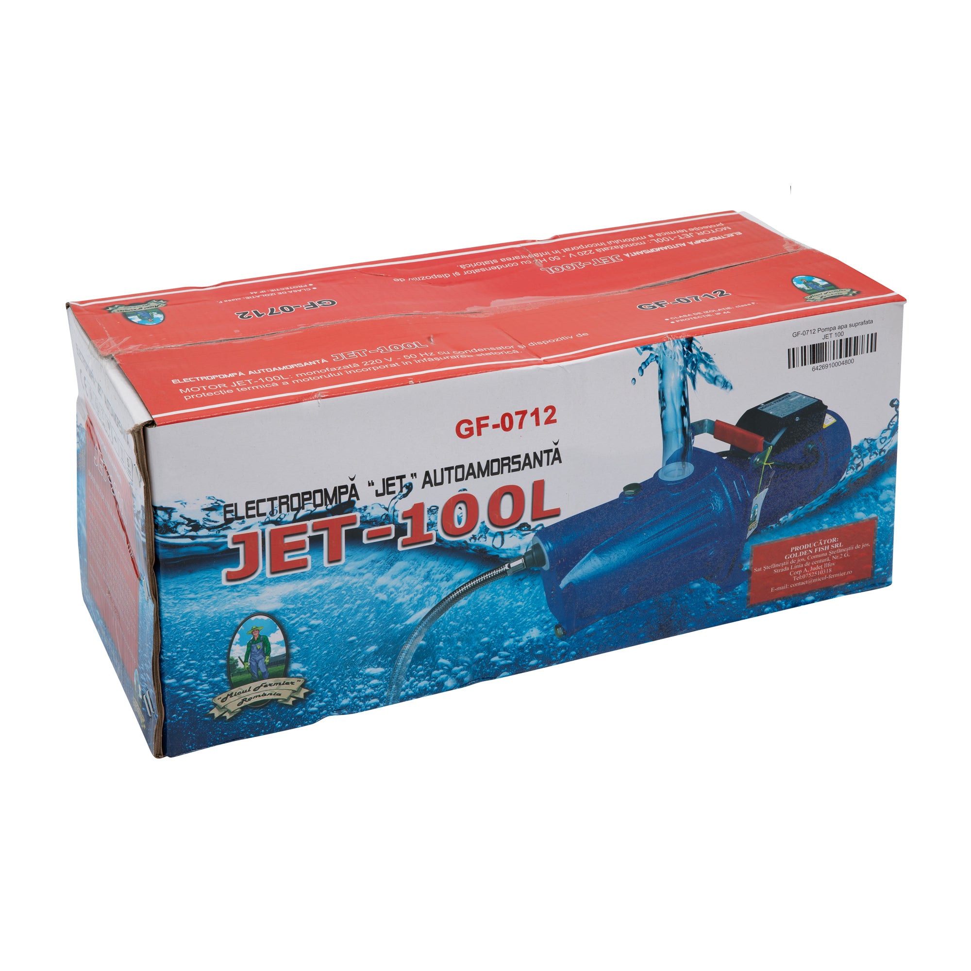 POMPA APA SUPRAFATA JET100L 1500 W, DEBIT MAXIM 60L/MIN