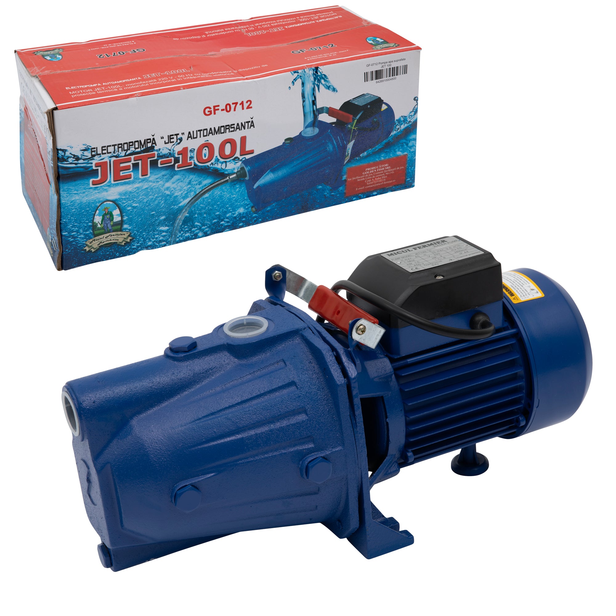POMPA APA SUPRAFATA JET100L 1500 W, DEBIT MAXIM 60L/MIN