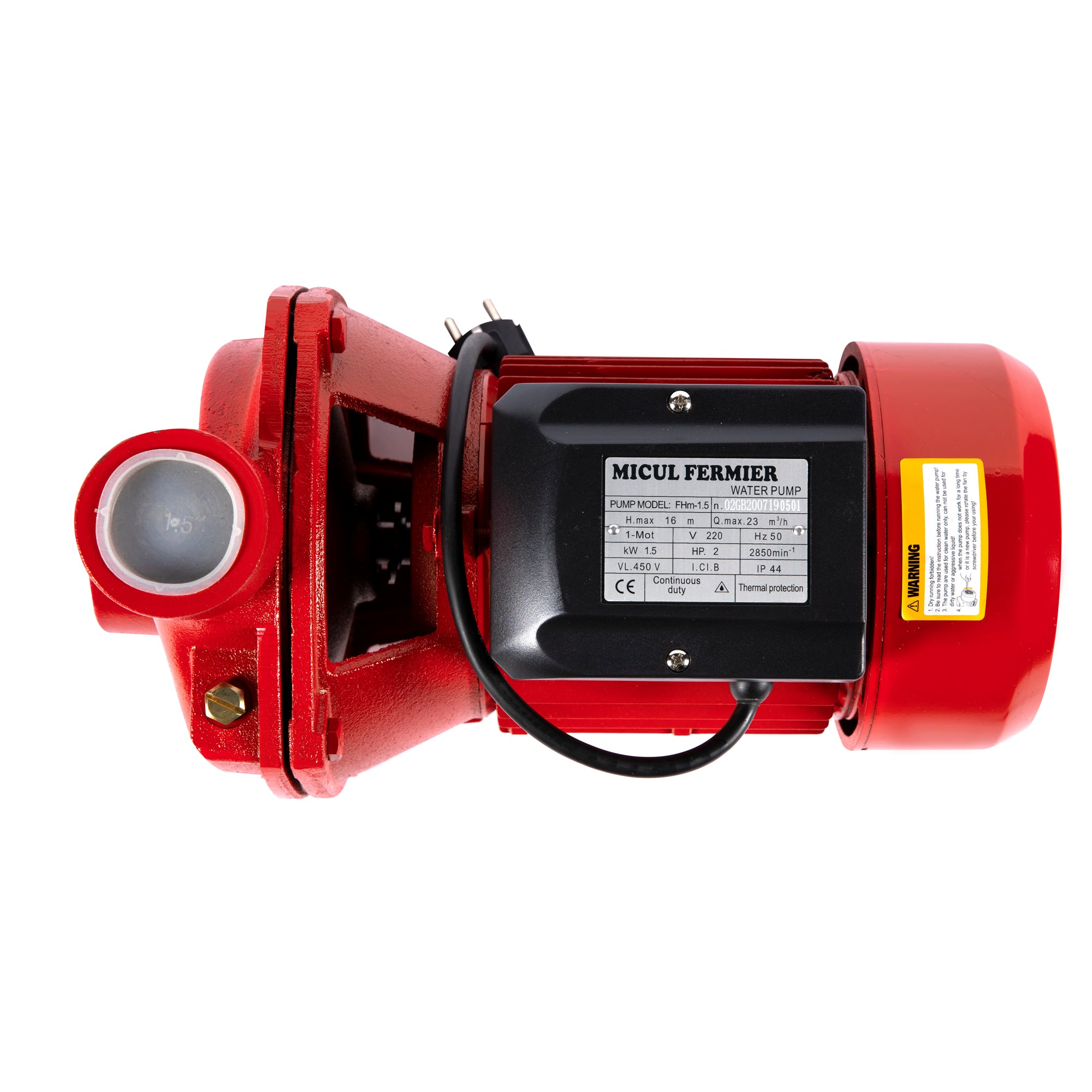 POMPA DE SUPRAFATA APA CURATA 1.5KW 350L/M