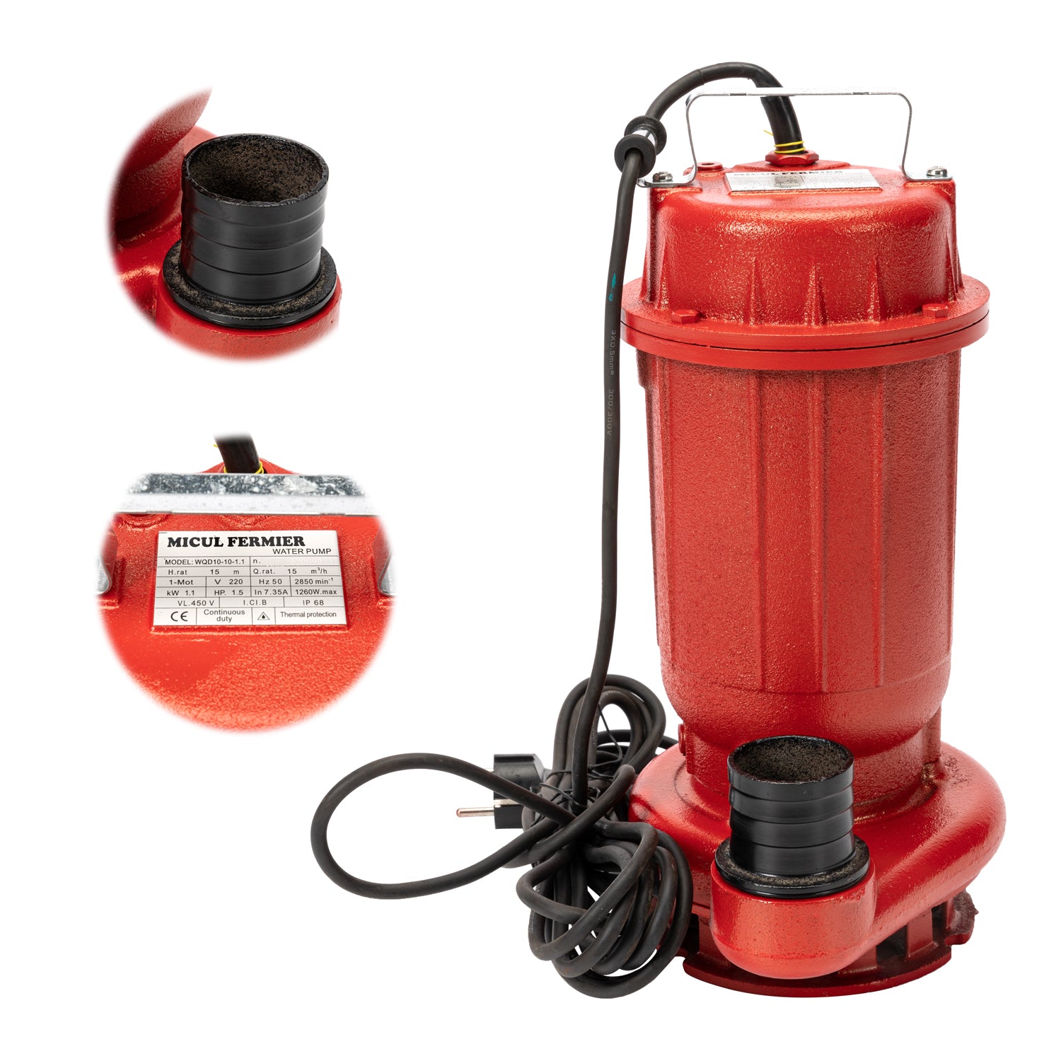 POMPA APA SUBMERSIBILA  1.1 KW 250L/MIN