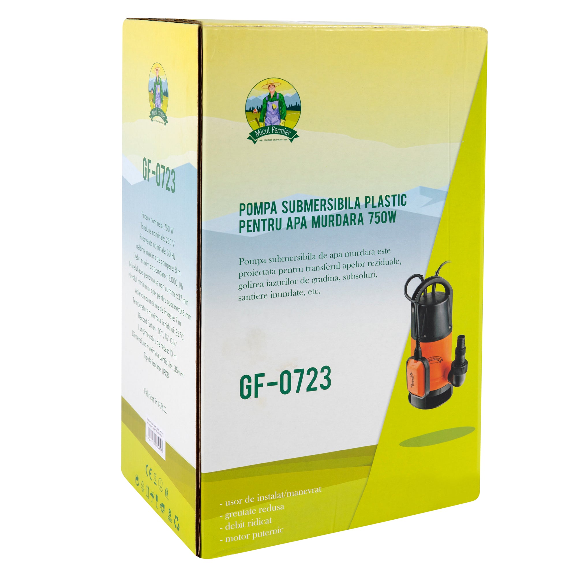 POMPA APA SUBMERSIBILA 750W 217L/M