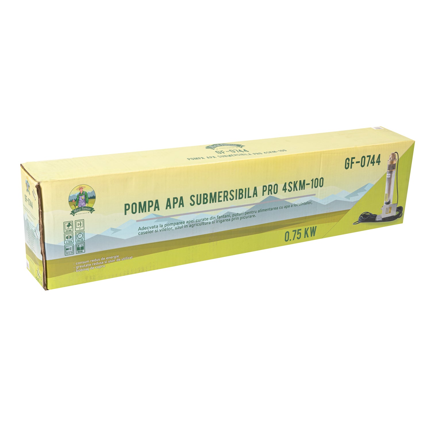 POMPA SUBMERSIBILA 750 W, DEBIT MAXIM 60L/MIN