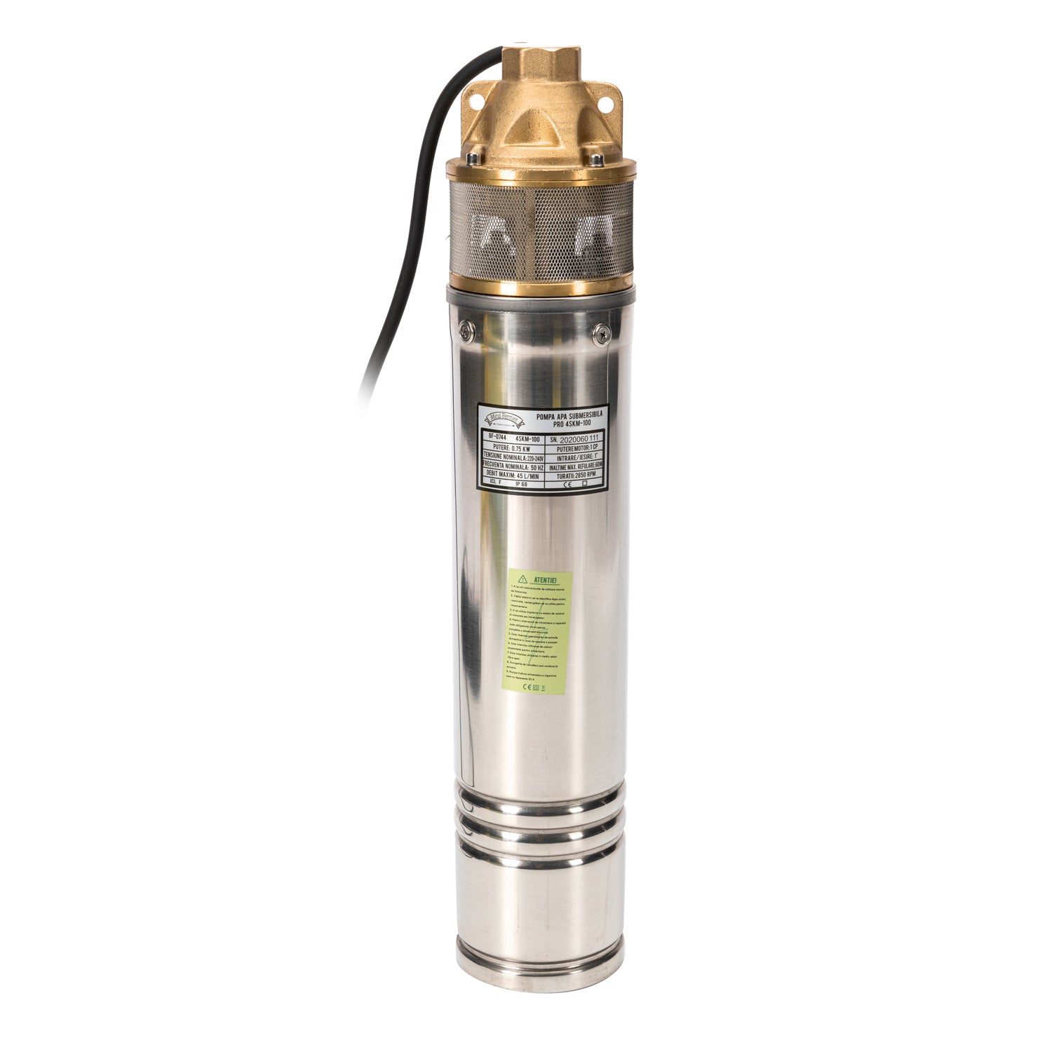 POMPA SUBMERSIBILA 750 W, DEBIT MAXIM 60L/MIN