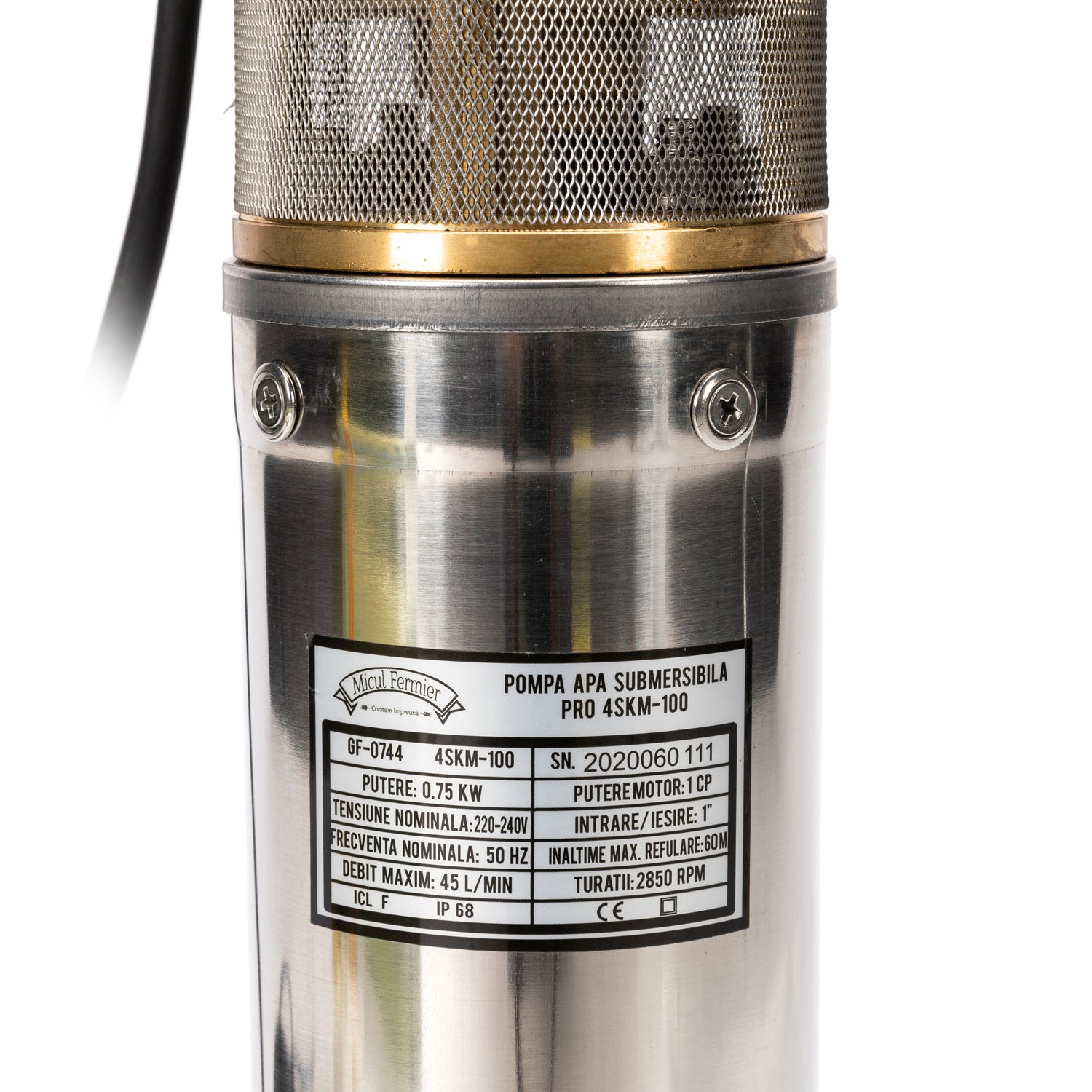 POMPA SUBMERSIBILA 750 W, DEBIT MAXIM 60L/MIN
