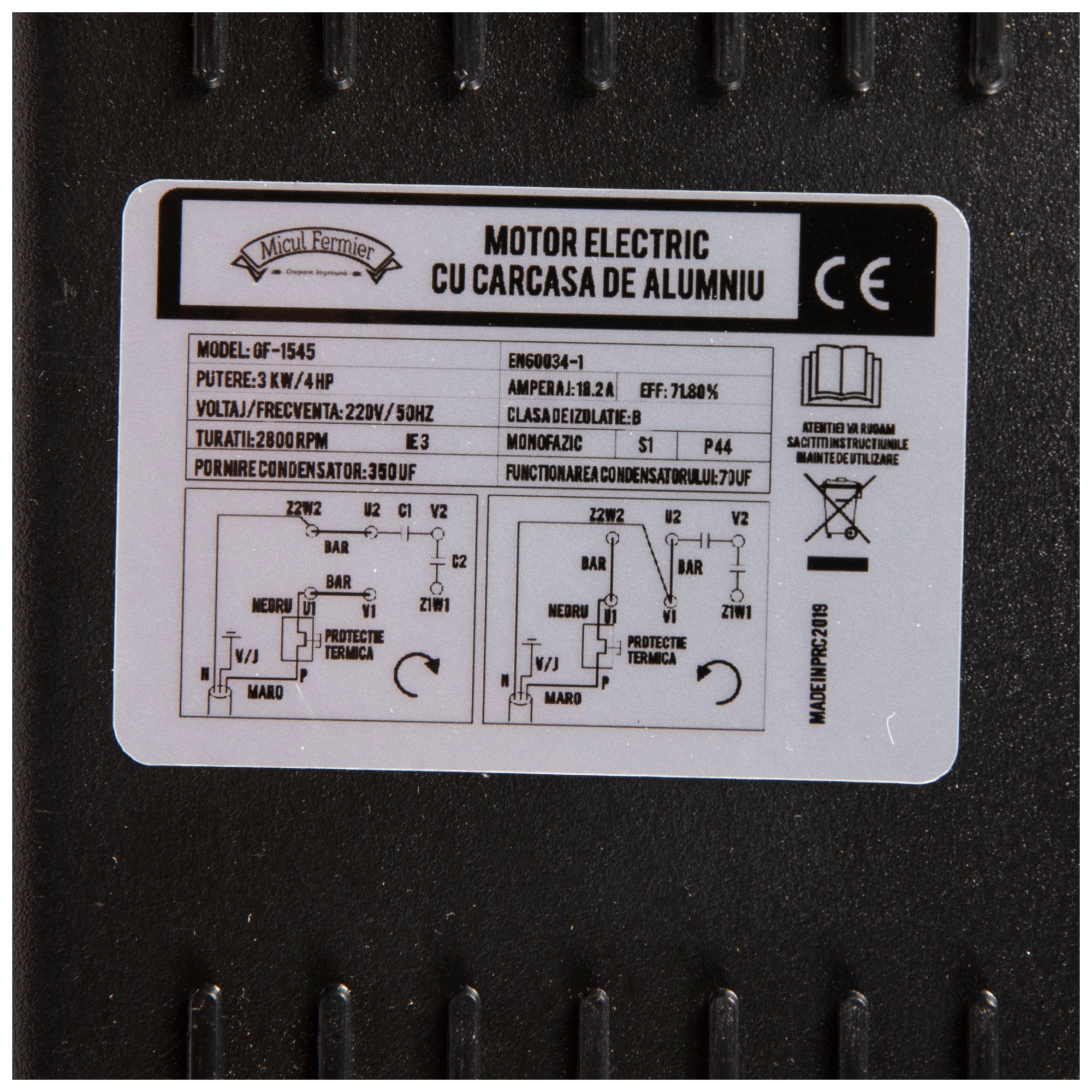 MOTOR ELECTRIC 3kW 2800RPM CARCASA ALUMINIU