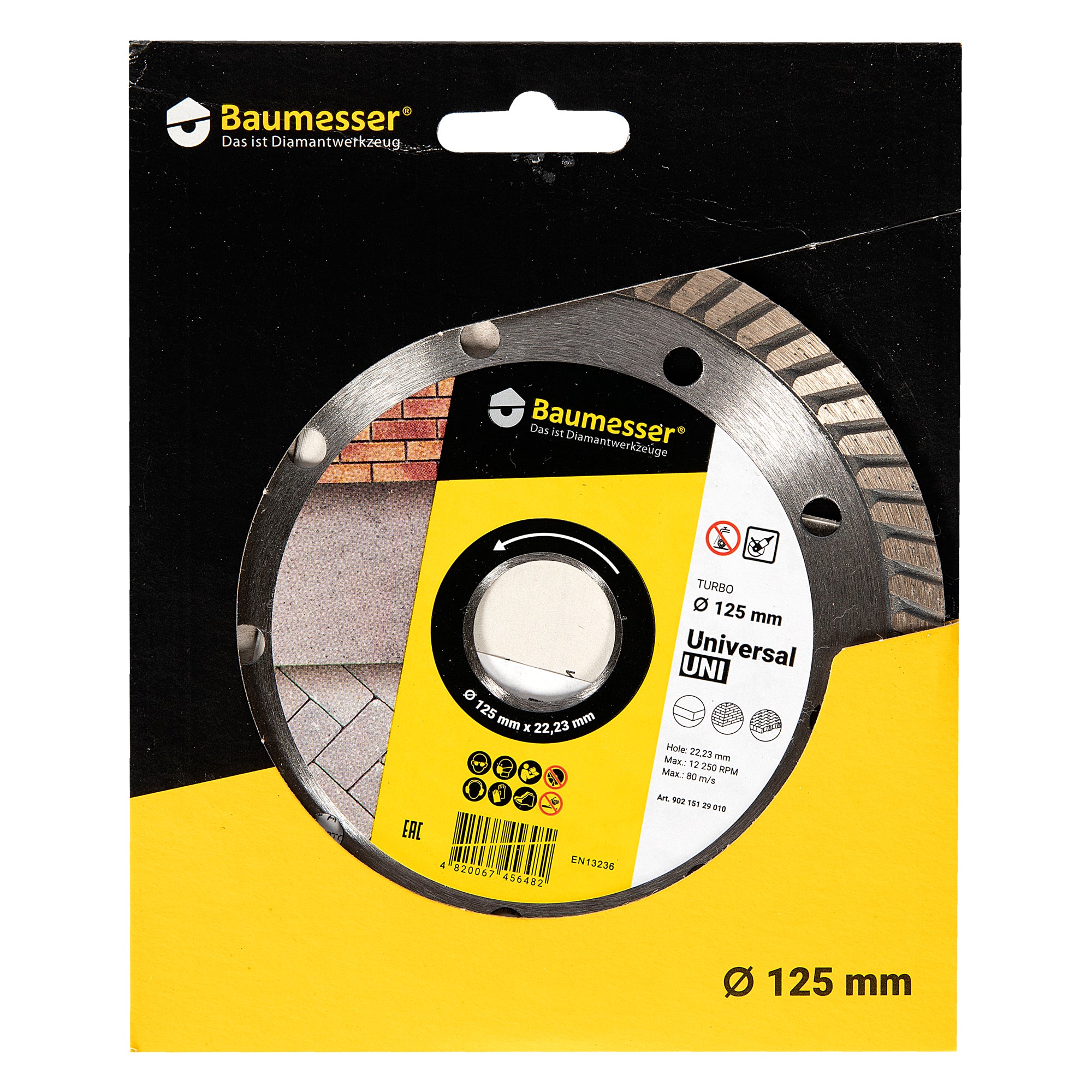 DISC DIAMANTAT TURBO 125MM BAUMESSER