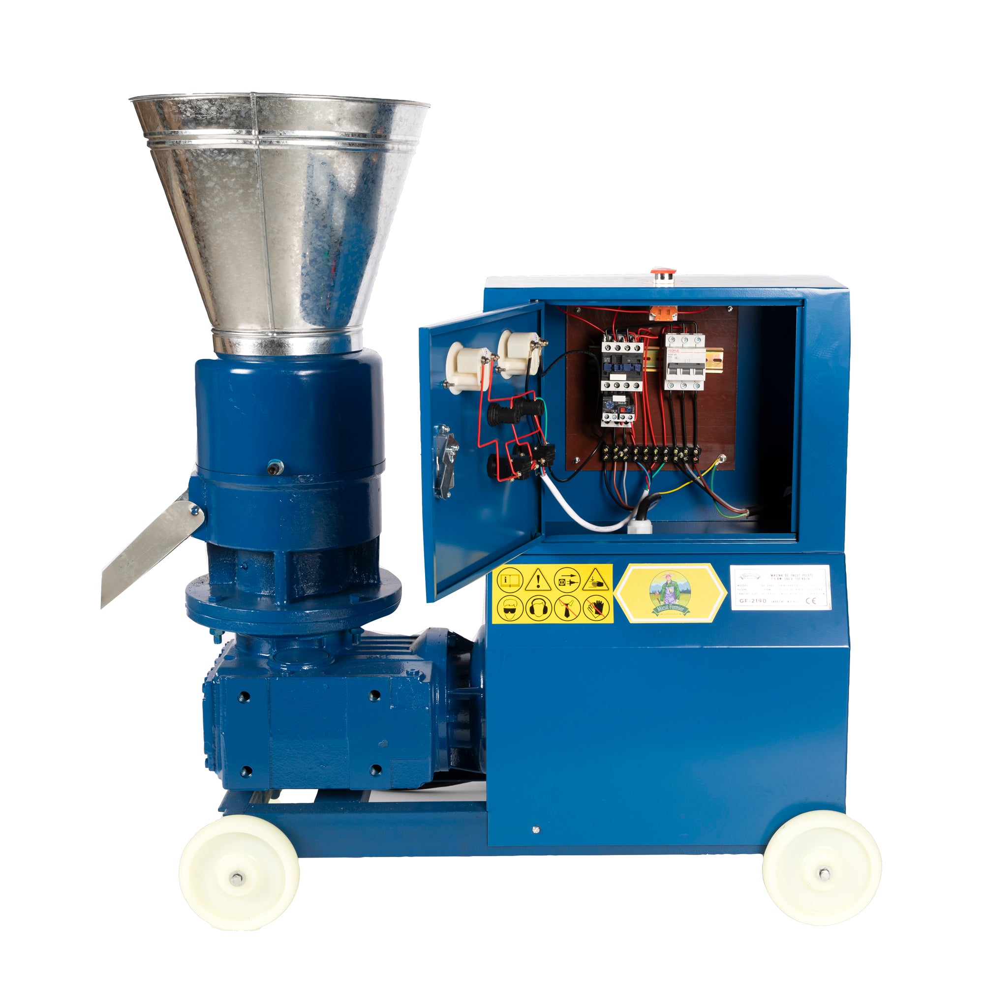 MASINA PROFESIONALA DE FABRICAT PELETI 7.5KW 150 KG/H