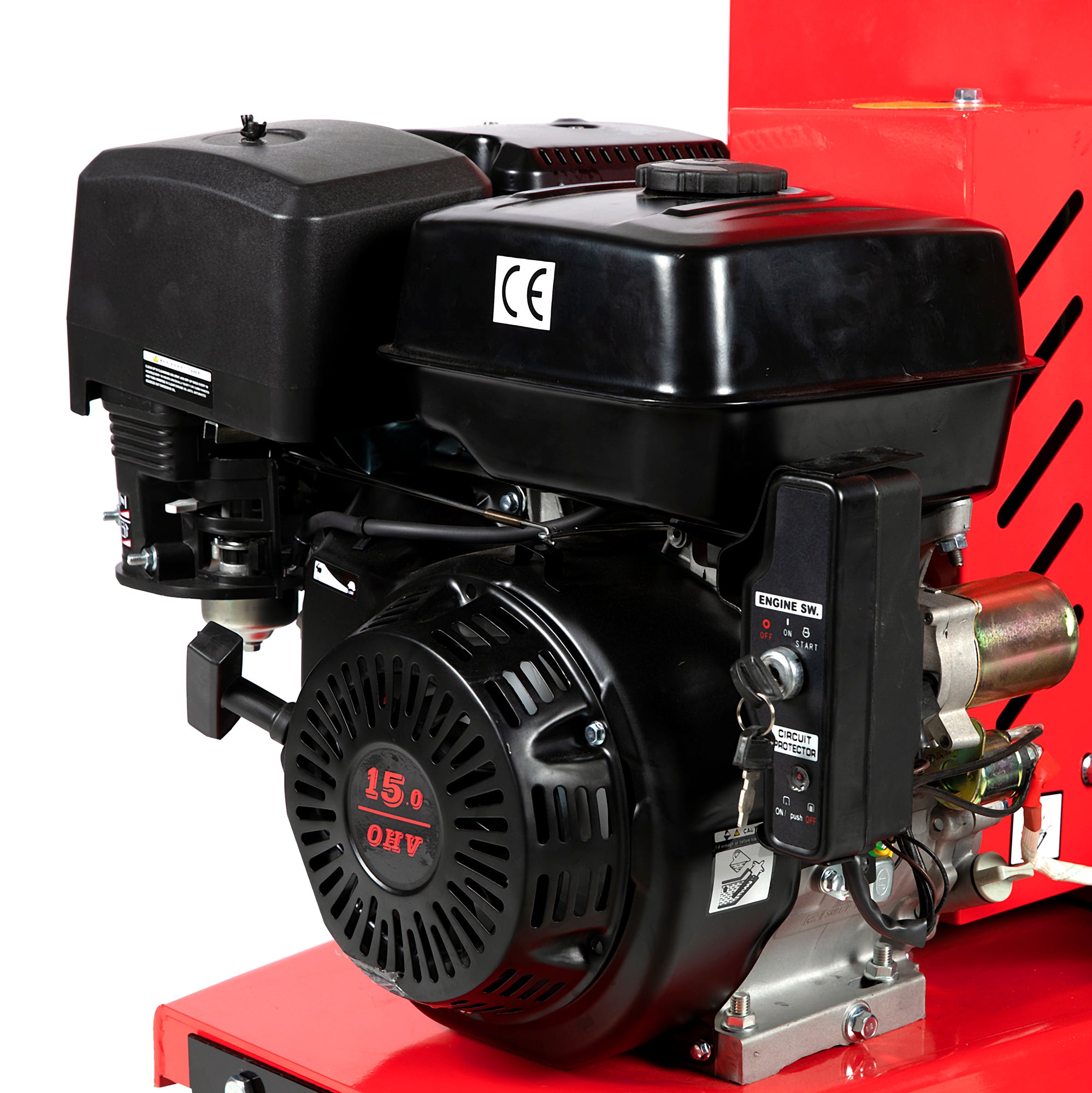 TOCATOR DE CRENGI SI TULPINI PE BENZINA 15CP 420CC ORIZONTAL REZERVOR 6L