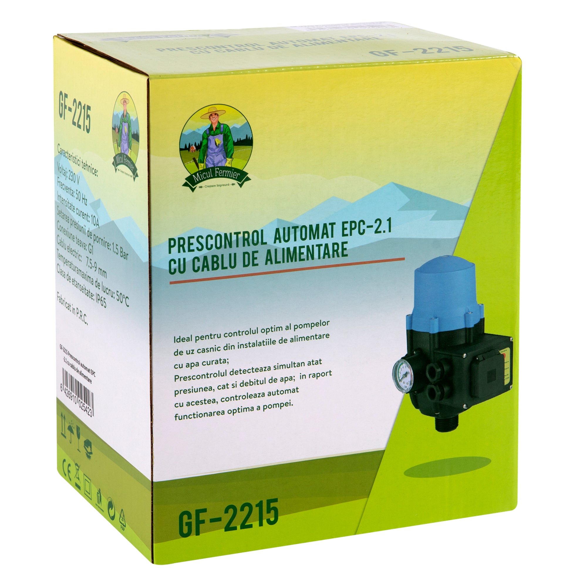 PRESCONTROL AUTOMAT EPC-2.1 CU CABLU DE ALIMENTARE 1,5 BAR