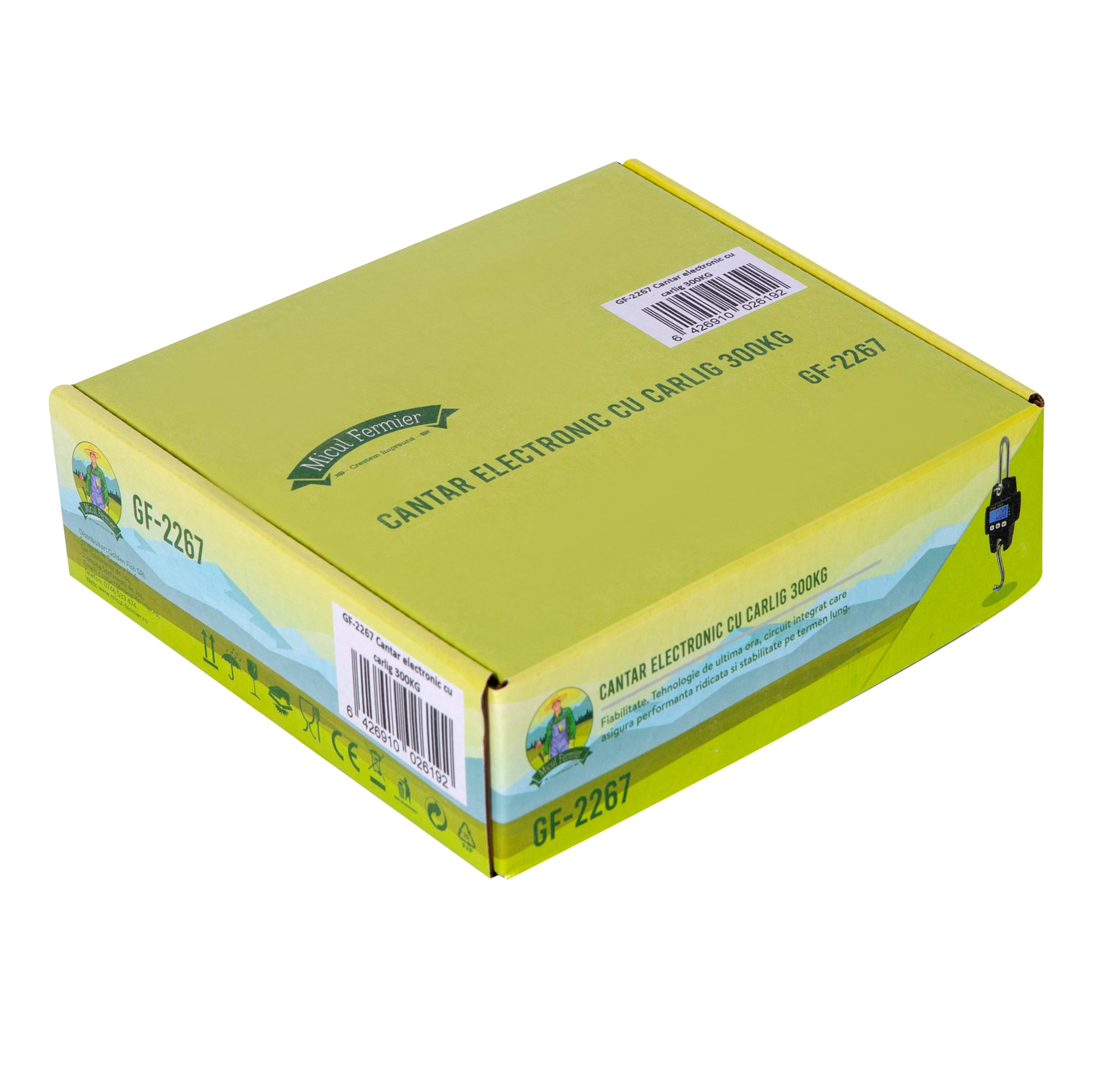 CANTAR ELECTRONIC DE MANA LCD 300KG