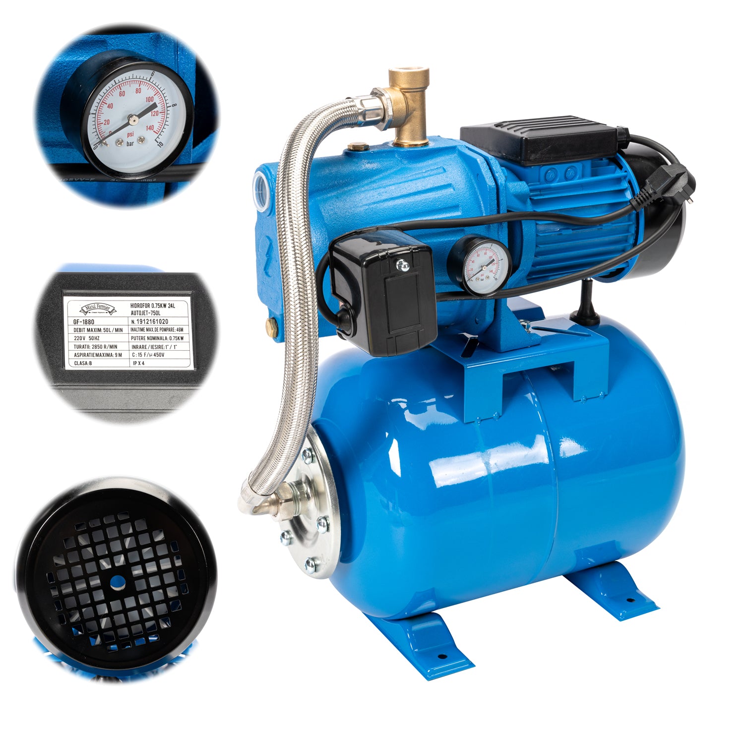 POMPA HIDROFOR AUTOJET 750W 3000L/H