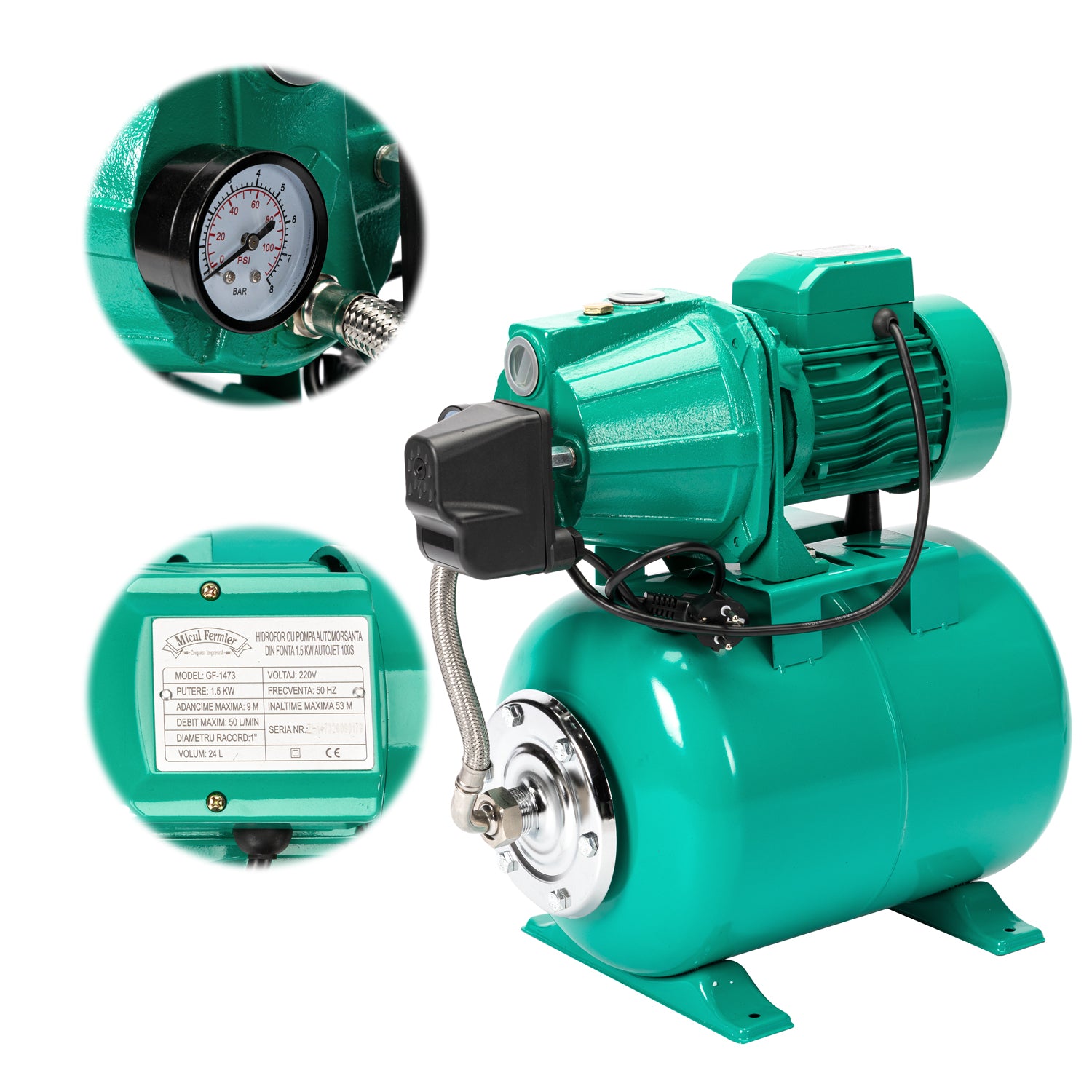 POMPA HIDROFOR 1500W 3200L/H