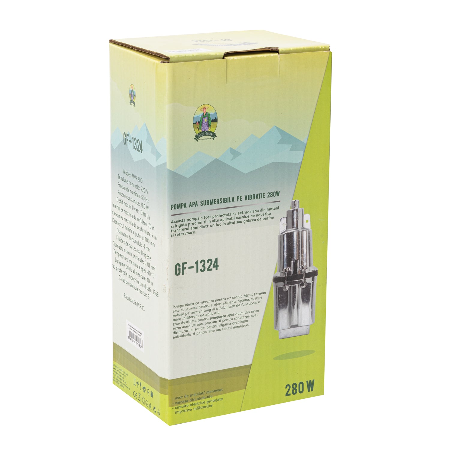 POMPA APA SUBMERSIBILA PE VIBRATII 550W 33L/M