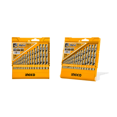 SET DE BURGHIE HSS PENTRU METAL 19 PIESE INGCO