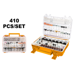 SET ACCESORII PENTRU SLEFUITOR - POLIZOR BIAX 410 PIESE INGCO