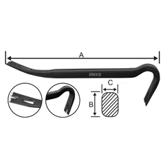 LEVIER RANGA 35CM INGCO