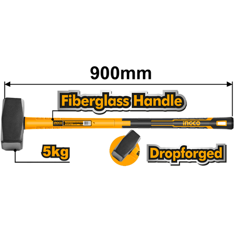 ﻿CIOCAN DEMOLATOR 5KG 900MM CU MANER DIN FIBRA INGCO