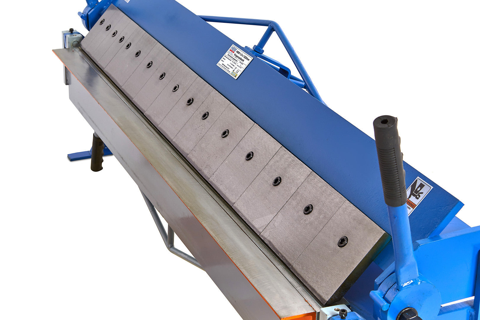 Abkant manual segmentat 1220 mm – masina profesionala de indoit tabla, grosime 1.5 mm HBM MACHINES OLANDA